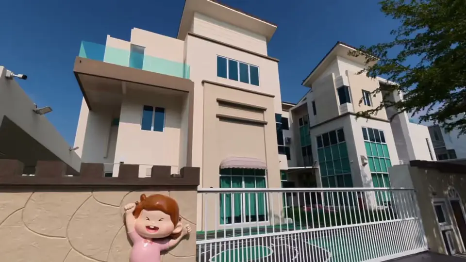 Alpha Castle Preschool entrance featured in a Facebook Reel